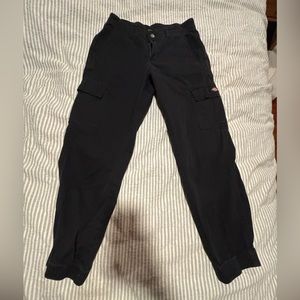 Dickies black cargo joggers size 27